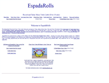 Tablet Screenshot of espadarolls.com